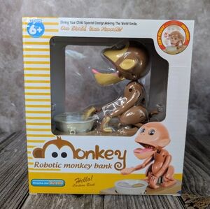 Robotic Monkey Coin Bank